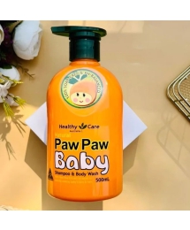 Sữa tắm cho bé Paw Paw Healthy Care chiết xuất đu đủ 500ml - Úc (Chai) 